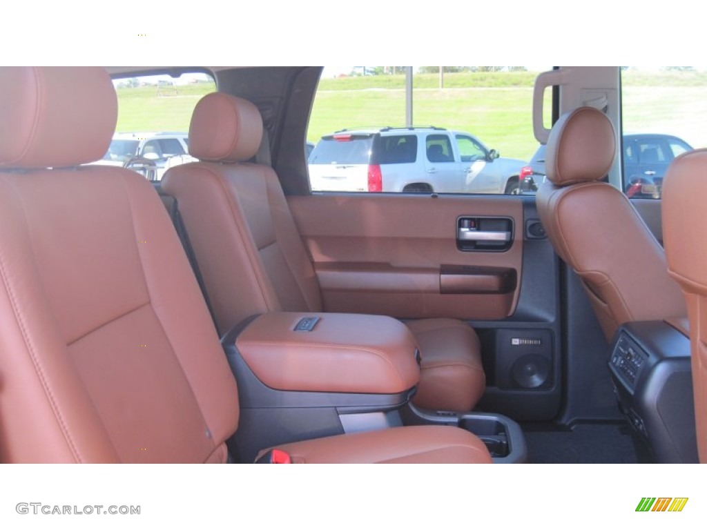 Red Rock Interior 2011 Toyota Sequoia Platinum 4WD Photo #54604004