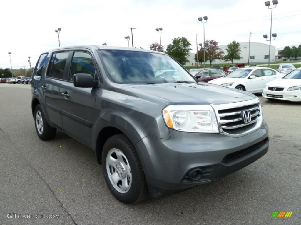 Polished Metal Metallic 2012 Honda Pilot LX 4WD Exterior Photo #54604253