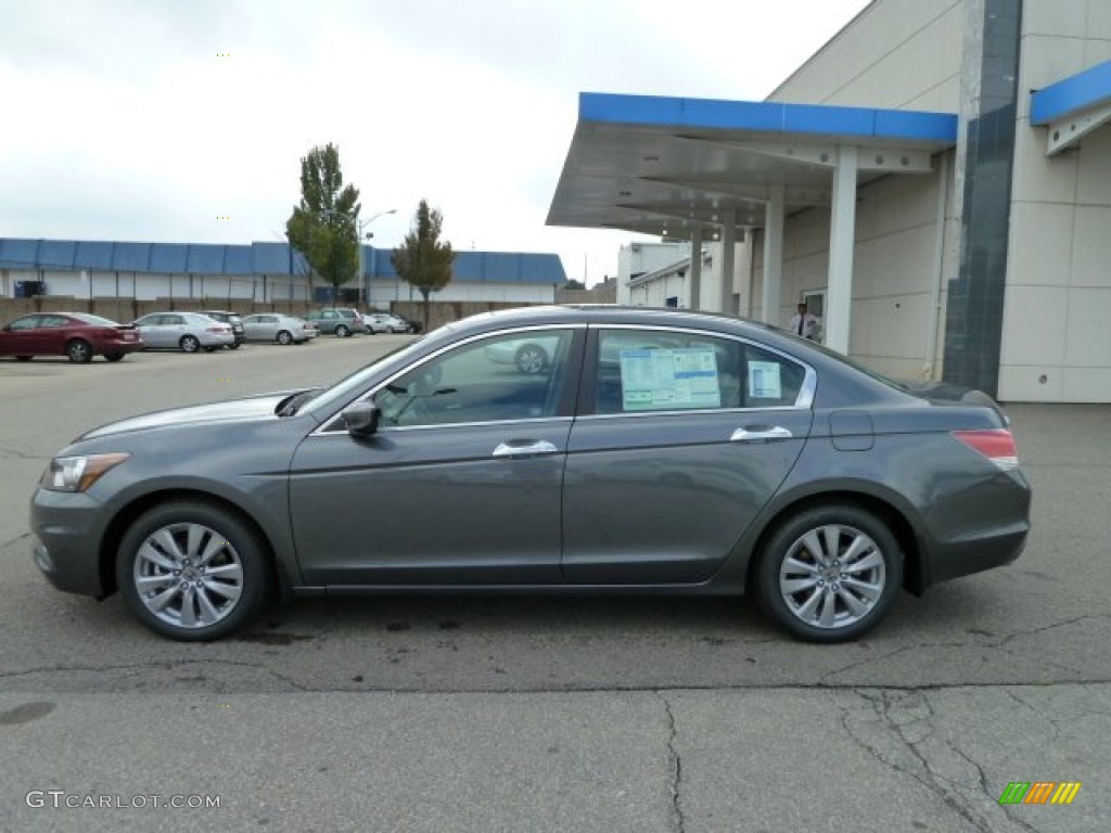 Polished Metal Metallic 2012 Honda Accord EX V6 Sedan Exterior Photo #54604394