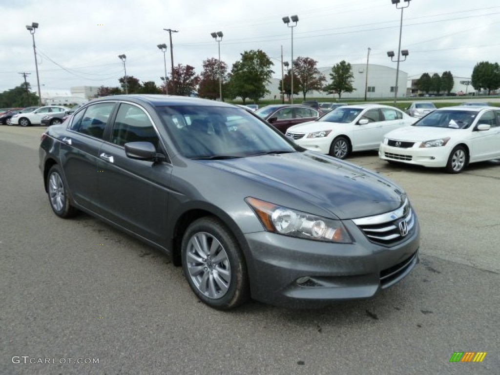 Polished Metal Metallic 2012 Honda Accord EX V6 Sedan Exterior Photo #54604439