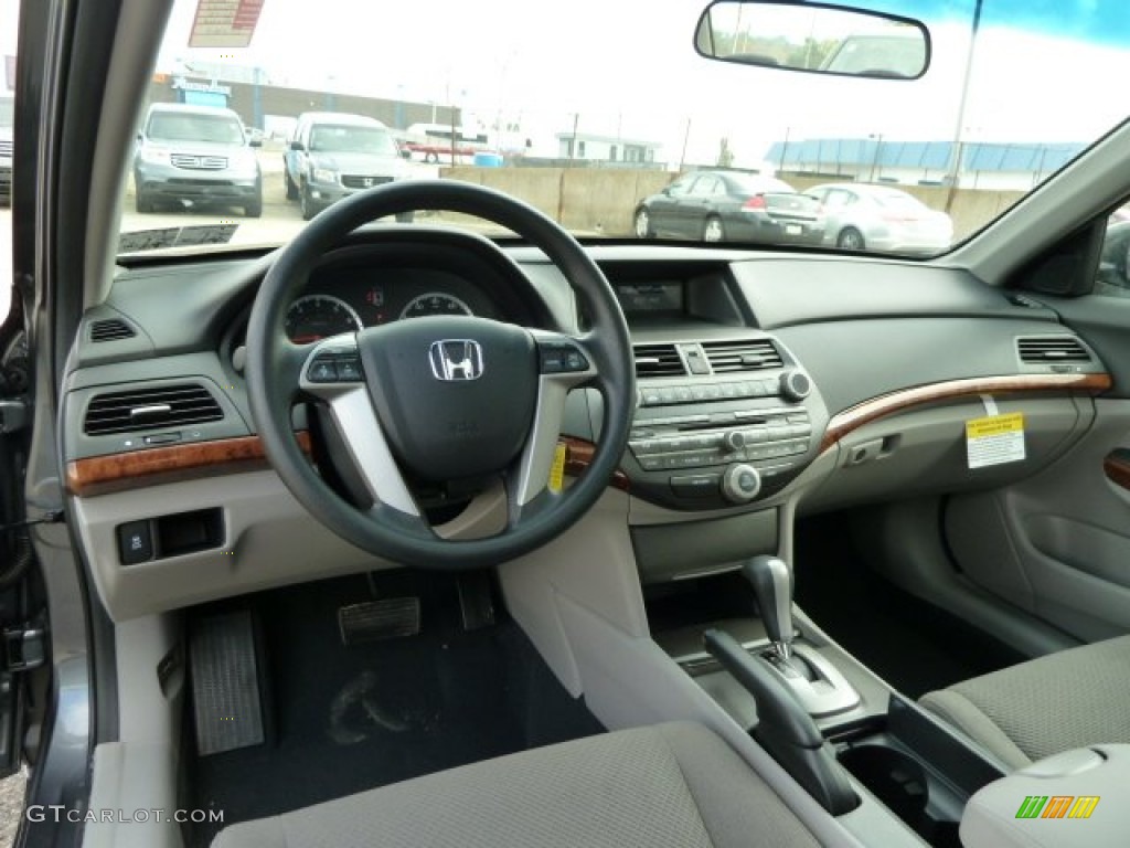 2012 Honda Accord EX V6 Sedan Gray Dashboard Photo #54604484