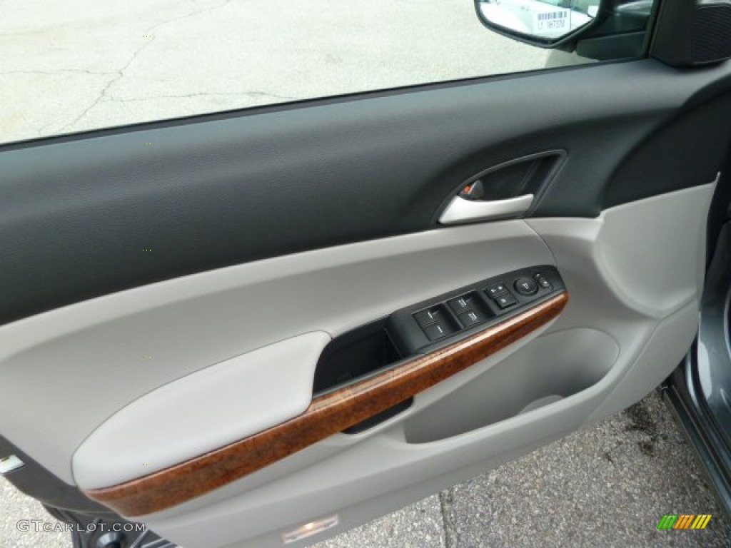 2012 Honda Accord EX V6 Sedan Gray Door Panel Photo #54604502