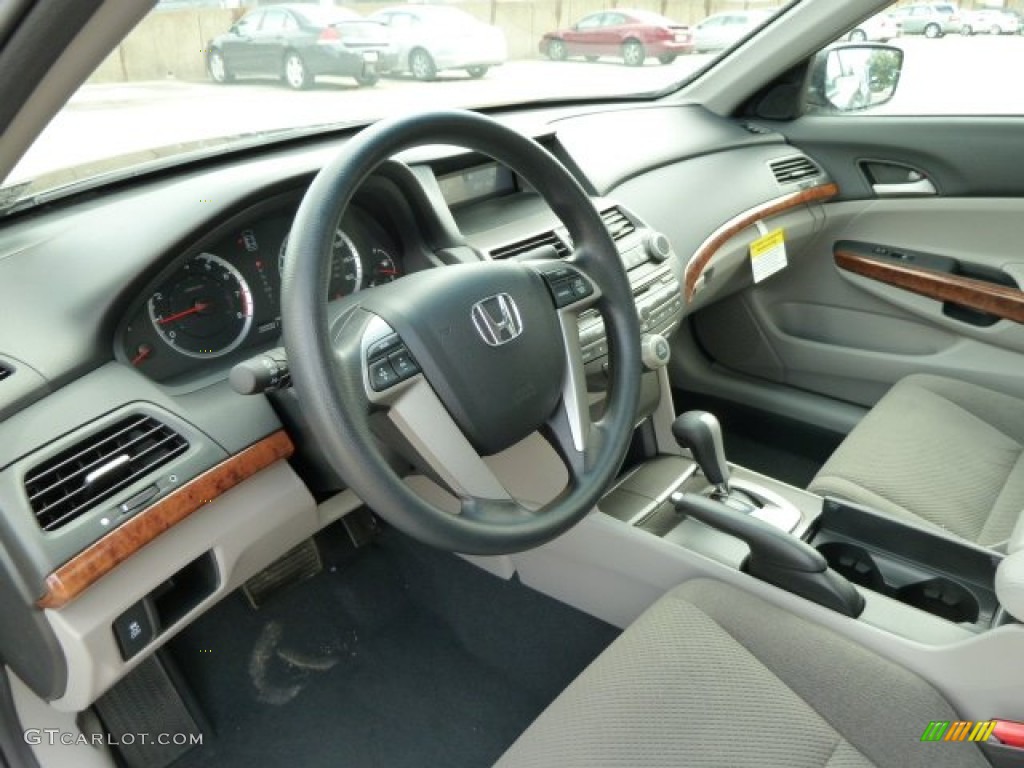 Gray Interior 2012 Honda Accord EX V6 Sedan Photo #54604511