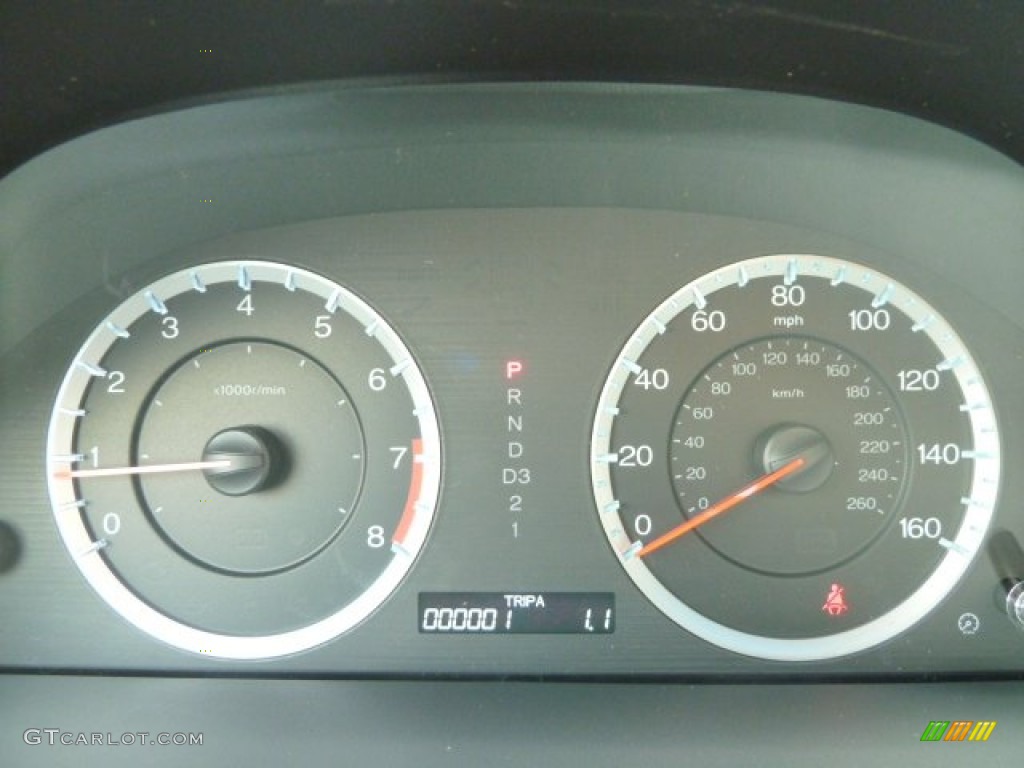 2012 Honda Accord EX V6 Sedan Gauges Photo #54604547