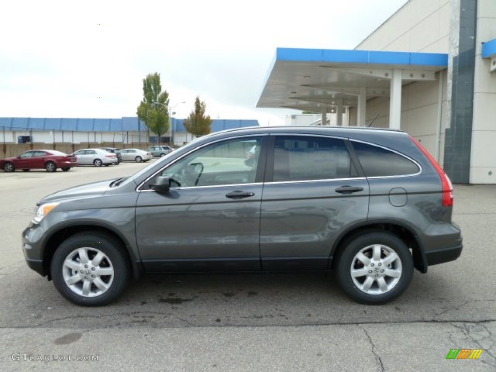 2011 CR-V SE 4WD - Polished Metal Metallic / Black photo #2