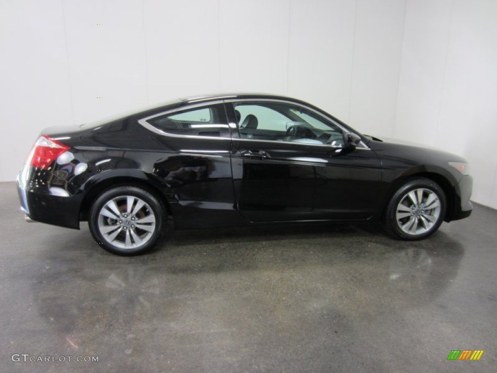2009 Accord EX Coupe - Crystal Black Pearl / Black photo #11