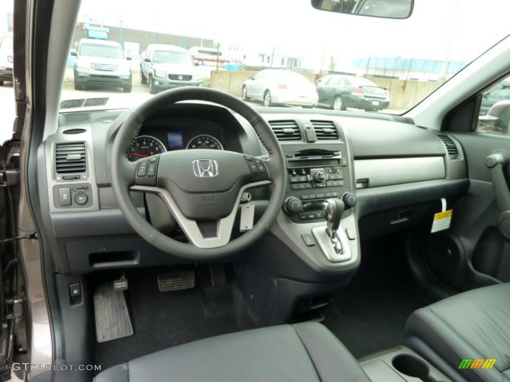 2011 Honda CR-V EX-L 4WD Black Dashboard Photo #54605171