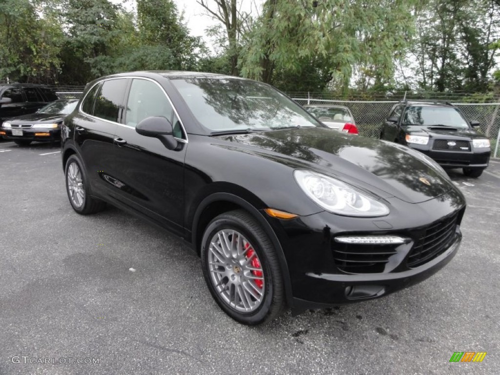 Black 2011 Porsche Cayenne Turbo Exterior Photo #54605186