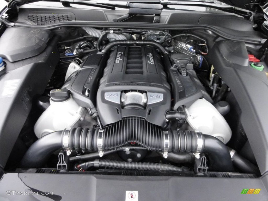 2011 Porsche Cayenne Turbo 4.8 Liter Twin-Turbocharged DFI DOHC 32-Valve VVT V8 Engine Photo #54605429