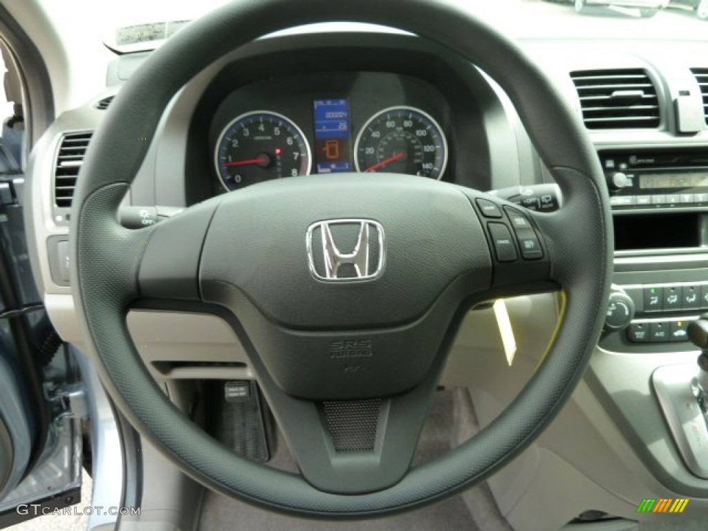 2011 Honda CR-V LX 4WD Gray Steering Wheel Photo #54605724