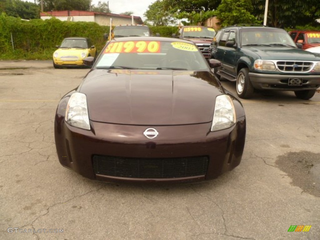 2003 350Z Touring Coupe - Brickyard / Charcoal photo #2