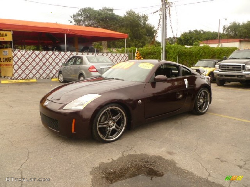 2003 350Z Touring Coupe - Brickyard / Charcoal photo #3