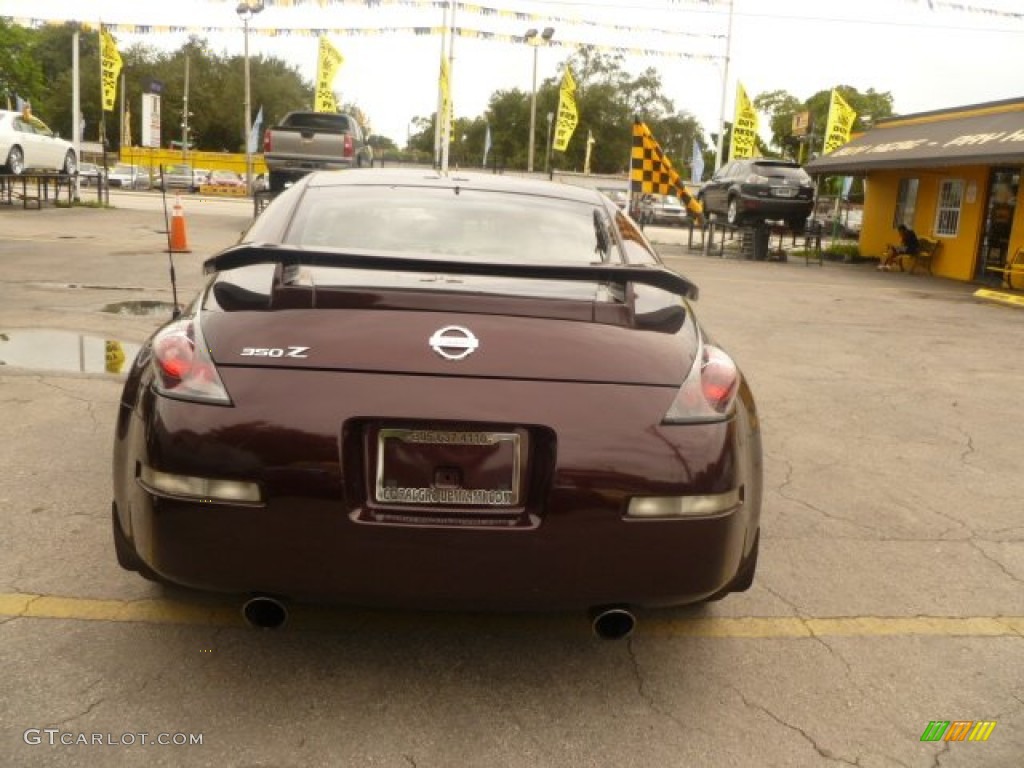 2003 350Z Touring Coupe - Brickyard / Charcoal photo #5