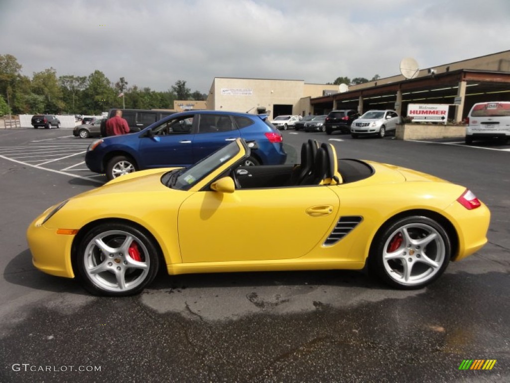 Speed Yellow 2006 Porsche Boxster S Exterior Photo #54606015