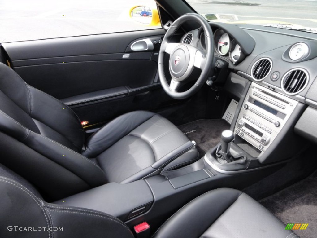 Black Interior 2006 Porsche Boxster S Photo #54606087