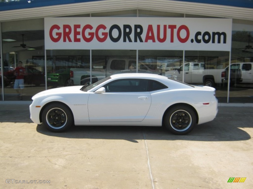 2012 Camaro LS Coupe - Summit White / Black photo #2