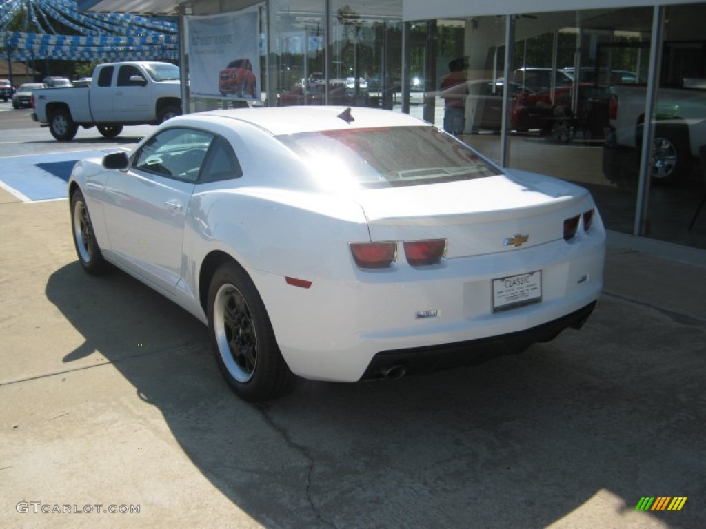 2012 Camaro LS Coupe - Summit White / Black photo #3