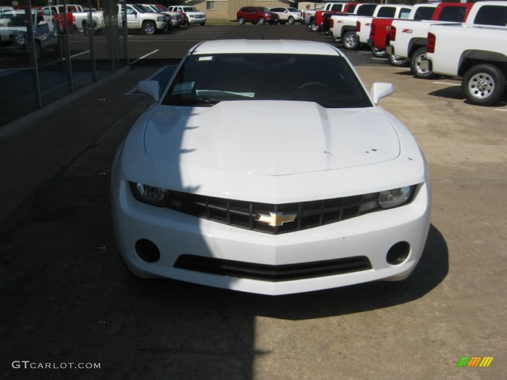 2012 Camaro LS Coupe - Summit White / Black photo #7