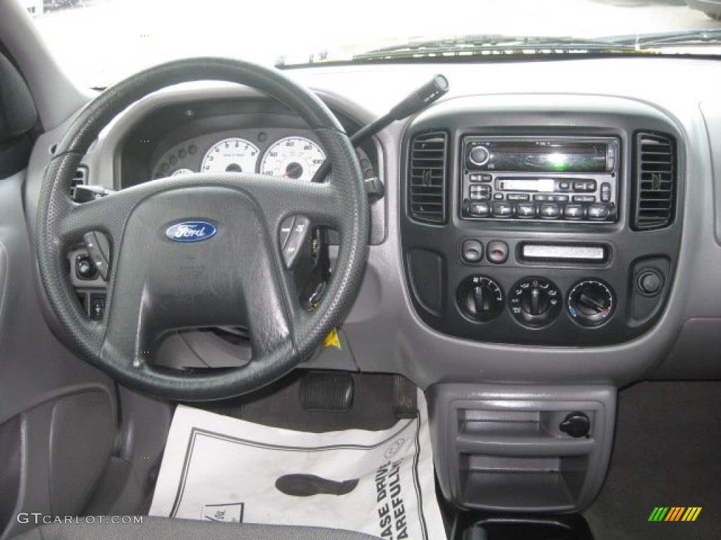 2001 Ford Escape XLT V6 Medium Graphite Grey Dashboard Photo #54608586