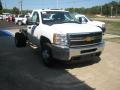 Summit White - Silverado 3500HD WT Regular Cab 4x4 Chassis Photo No. 6