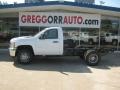 Summit White - Silverado 3500HD Regular Cab 4x4 Chassis Photo No. 2
