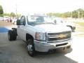 Summit White - Silverado 3500HD Regular Cab 4x4 Chassis Photo No. 6