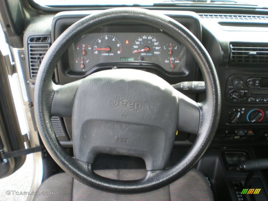 2004 Wrangler Rubicon 4x4 - Light Khaki Metallic / Khaki photo #13