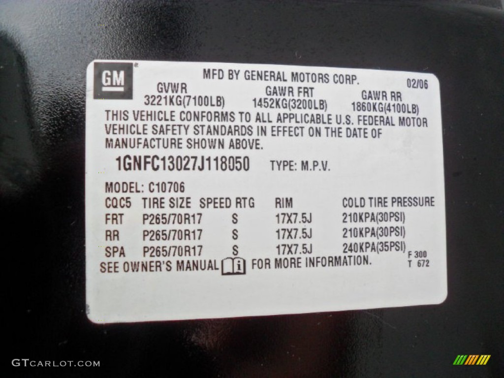 2007 Tahoe LT - Black / Ebony photo #6