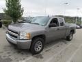 2008 Graystone Metallic Chevrolet Silverado 1500 LS Extended Cab 4x4  photo #5