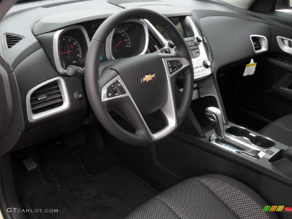 Jet Black Interior 2012 Chevrolet Equinox Lt Photo 54612492