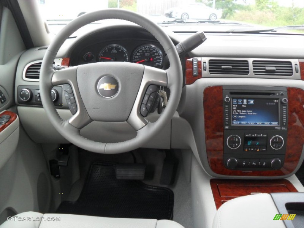 2012 Chevrolet Suburban LTZ 4x4 Light Titanium/Dark Titanium Dashboard Photo #54612663
