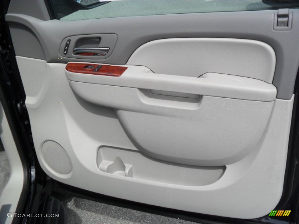2012 Chevrolet Suburban LTZ 4x4 Light Titanium/Dark Titanium Door Panel Photo #54612726