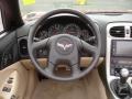 Cashmere 2005 Chevrolet Corvette Convertible Steering Wheel
