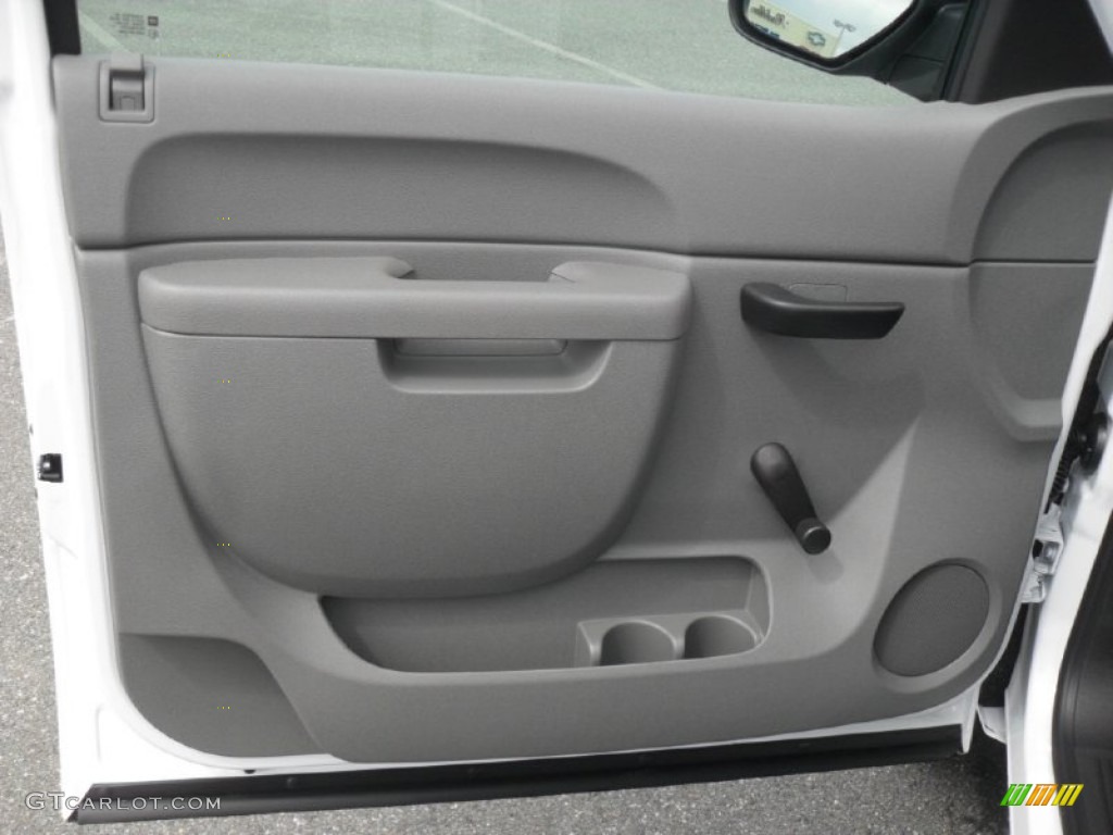 2011 Chevrolet Silverado 1500 Regular Cab Dark Titanium Door Panel Photo #54613736