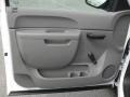 Dark Titanium 2011 Chevrolet Silverado 1500 Regular Cab Door Panel