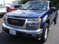 2004 Indigo Blue Metallic GMC Canyon SLE Extended Cab 4x4  photo #1