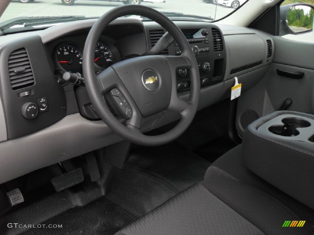 Dark Titanium Interior 2011 Chevrolet Silverado 1500 Regular Cab Photo #54613833