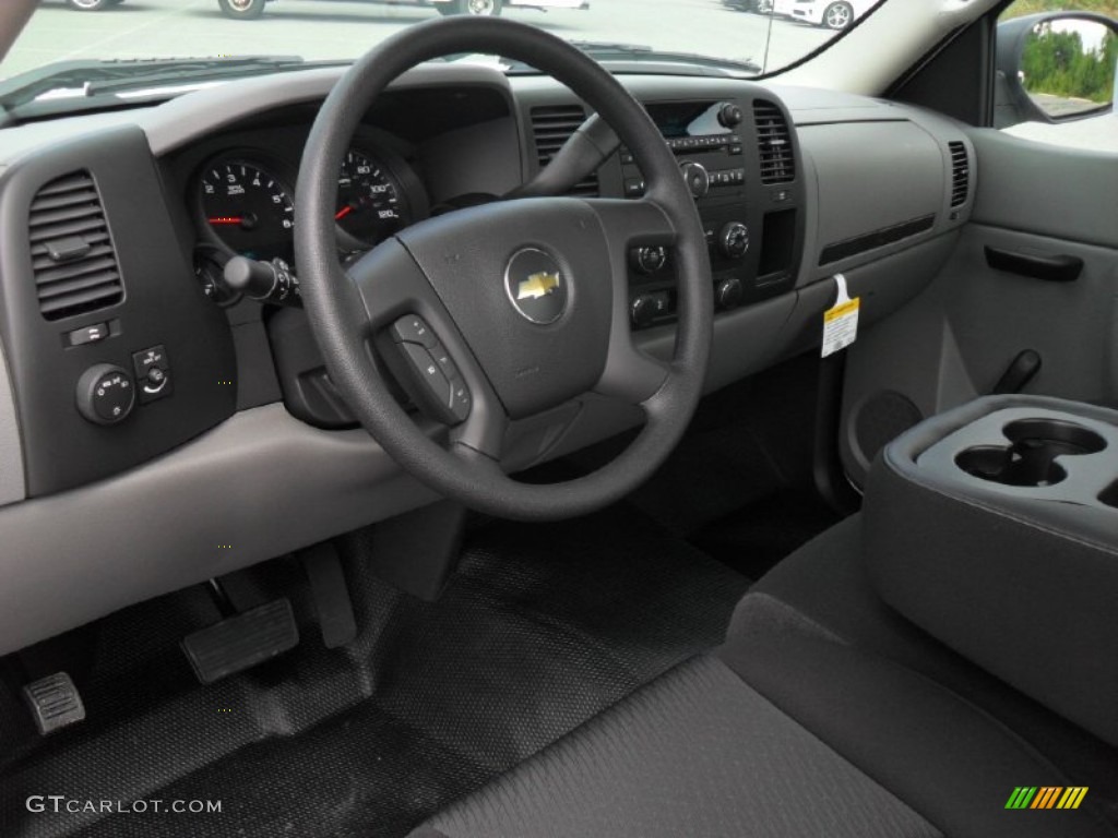 Dark Titanium Interior 2011 Chevrolet Silverado 1500 Regular Cab Photo #54613833