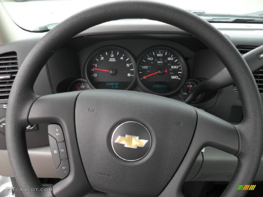 2011 Silverado 1500 Regular Cab - Summit White / Dark Titanium photo #11