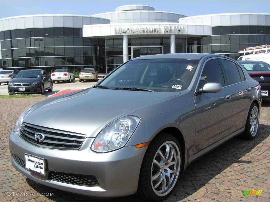 2006 G 35 Sedan - Diamond Graphite Metallic / Graphite photo #1