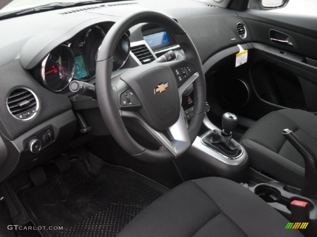 Jet Black Interior 2012 Chevrolet Cruze LT/RS Photo #54615081