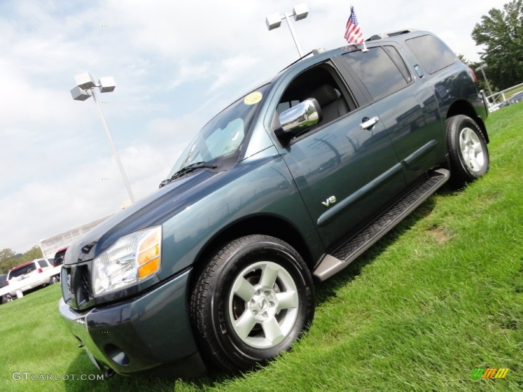 2006 Armada SE 4x4 - Deep Water Blue / Steel/Titanium photo #1