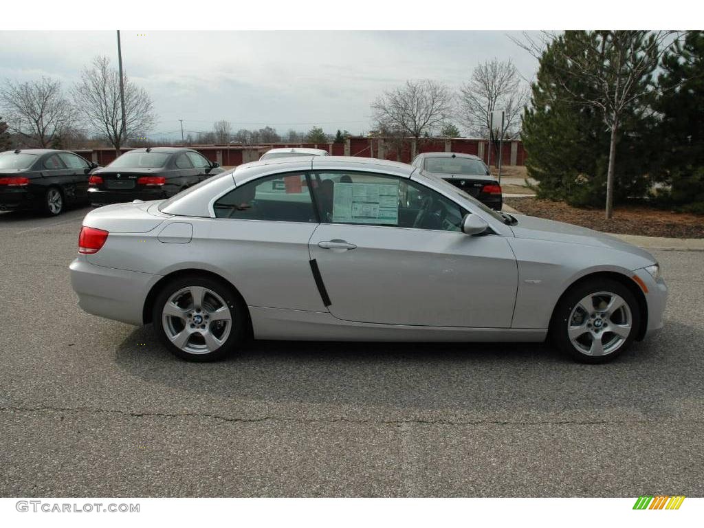 2009 3 Series 328i Convertible - Titanium Silver Metallic / Coral Red/Black Dakota Leather photo #6