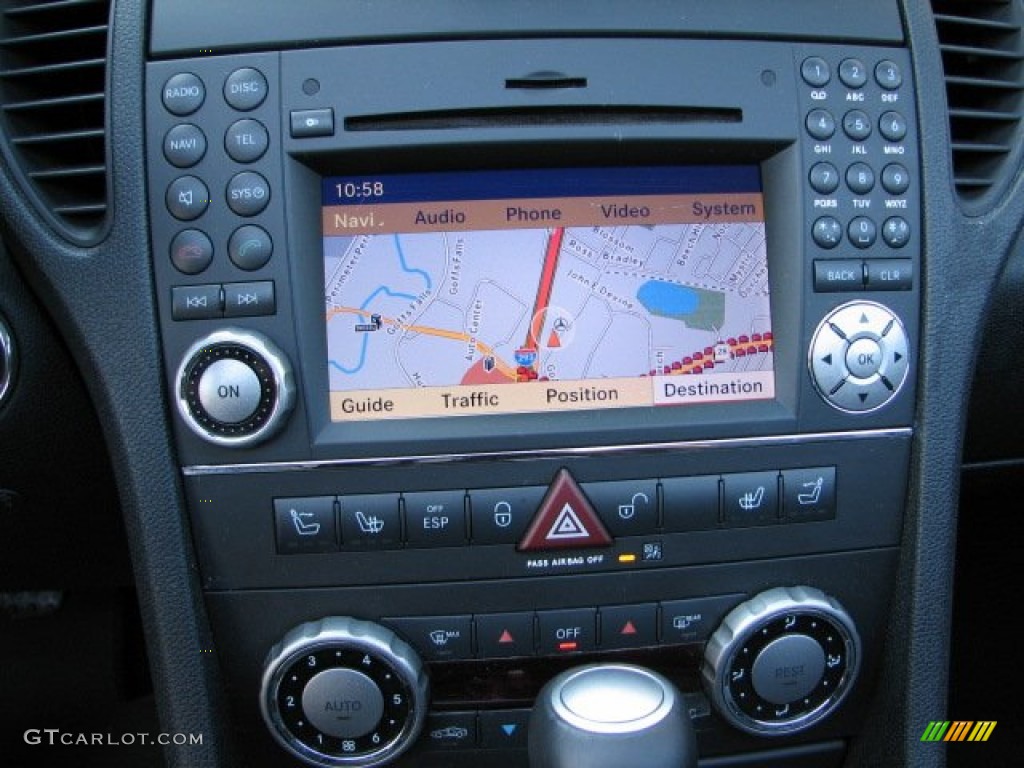 2010 Mercedes-Benz SLK 55 AMG Roadster Navigation Photo #54615720