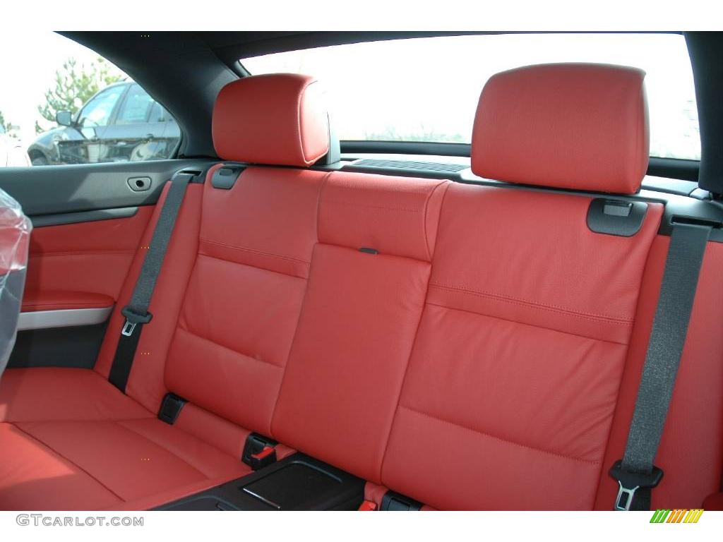 2009 3 Series 328i Convertible - Titanium Silver Metallic / Coral Red/Black Dakota Leather photo #12