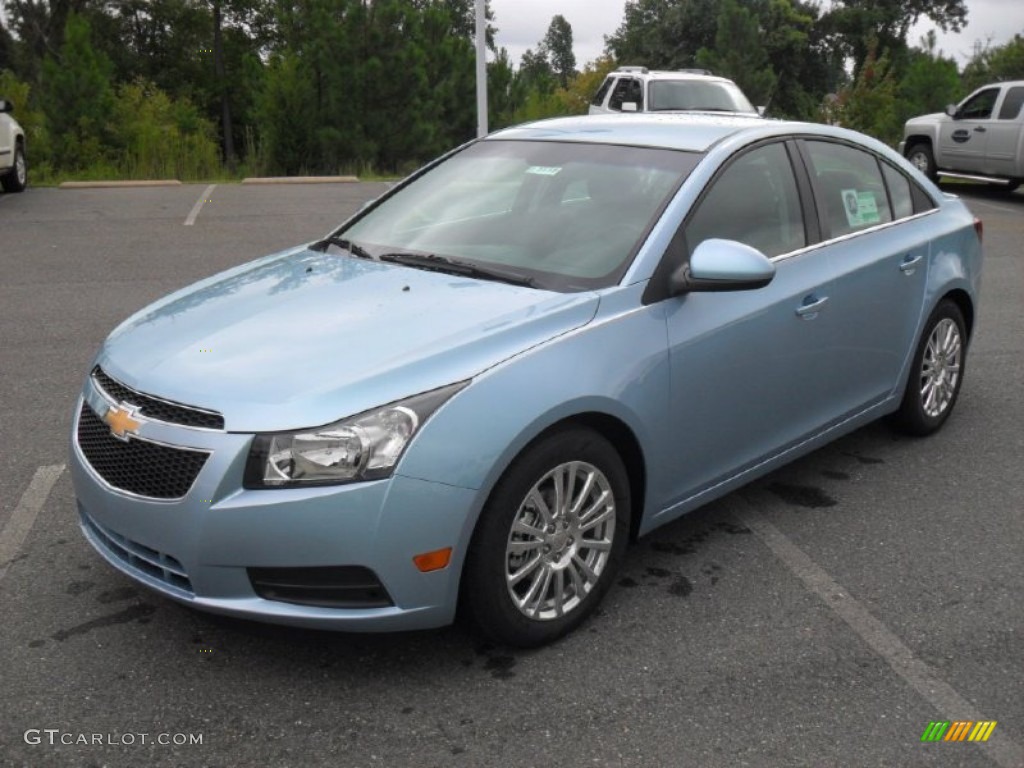 Ice Blue Metallic 2012 Chevrolet Cruze Eco Exterior Photo #54615960