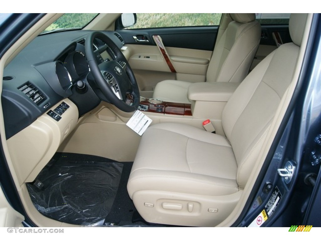 Sand Beige Interior 2012 Toyota Highlander Limited 4WD Photo #54616059