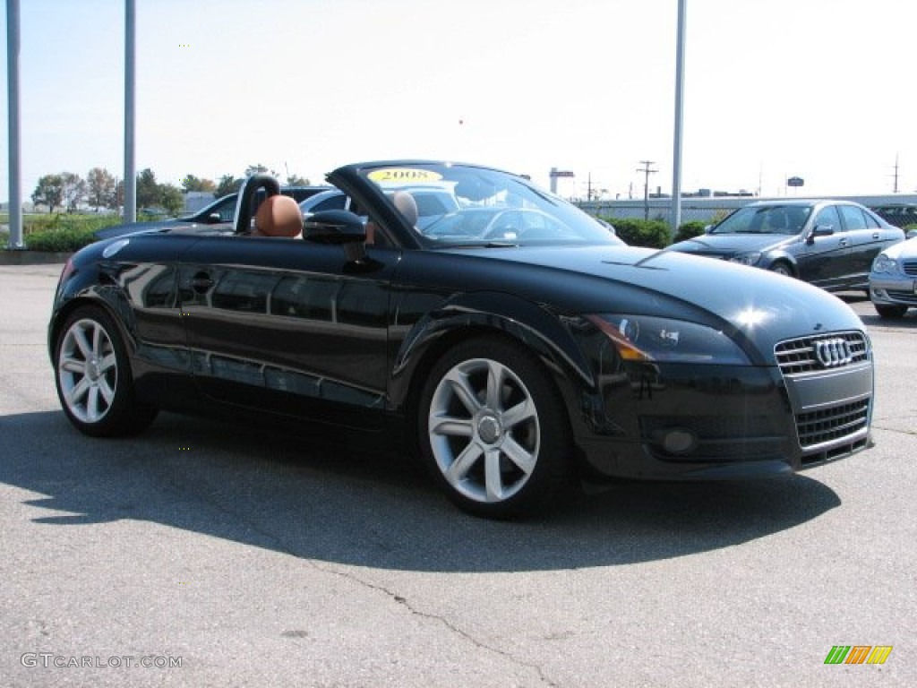 Brilliant Black 2008 Audi TT 2.0T Roadster Exterior Photo #54616161