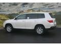 2012 Blizzard White Pearl Toyota Highlander V6 4WD  photo #3