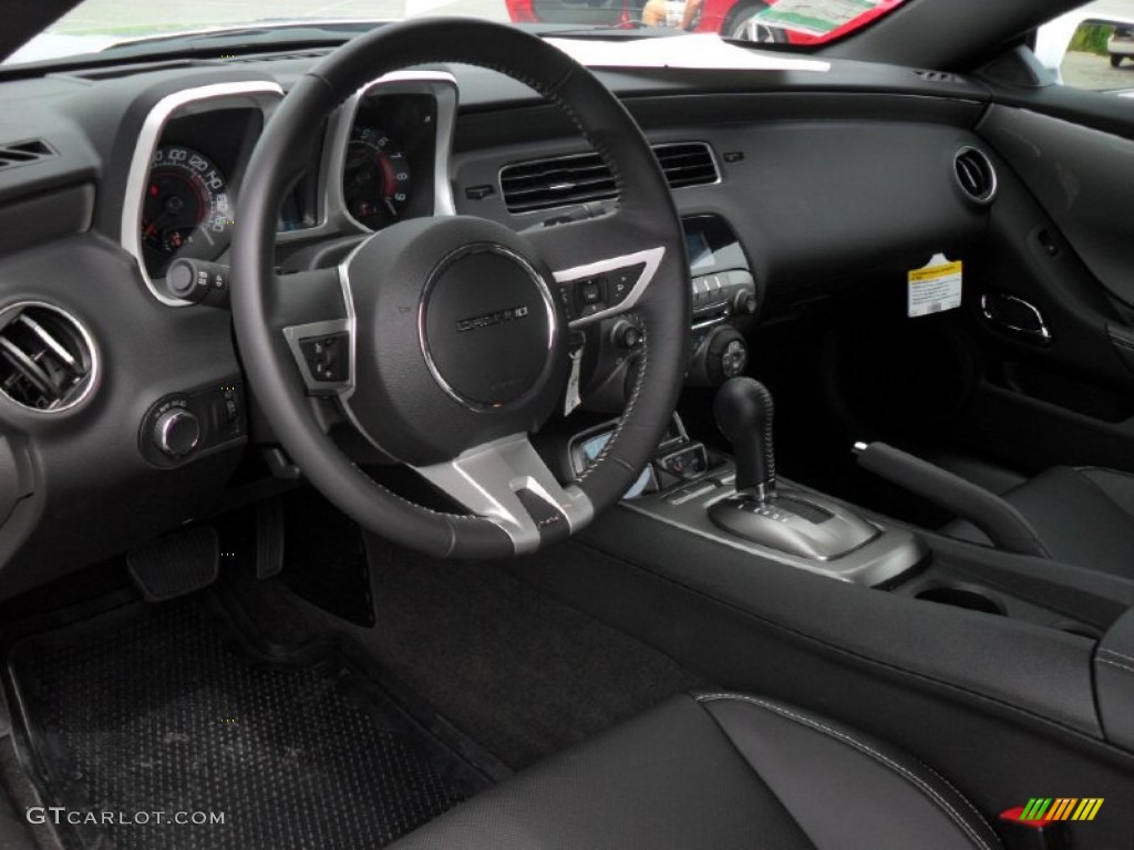 Black Interior 2011 Chevrolet Camaro SS/RS Coupe Photo #54617003